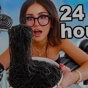 I Only Ate Black Food For 24 Hours Challenge