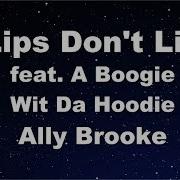 Lips Don T Lie Feat A Boogie Wit Da Hoodie Ally Brooke Karaoke No Guide Melody Instrumental