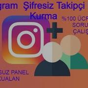 Instagram Video Izlənmə Şifrəsiz Takipçi Paneli