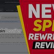 Spin Rewriter Review Beware Best Spin Rewriter Review Bonus Here