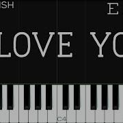 My I Love You Piano Version