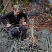 Overnight On A Fire Bed 3 C No Sleeping Gear Bushcraft Survival