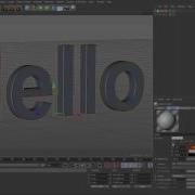 Cinema 4D Tutorial How To Create 3D Text