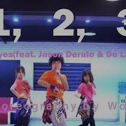 1 2 3 Sofia Reyes Easy Dance Fitness Choreography Zin Wook S Zumba Story