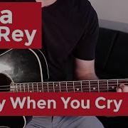 Lana Del Rey Pretty When You Cry Guitar Lesson By Shawn Parrotte