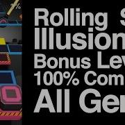 Rolling Sky Secret Level Bonus Level Illusion All Gems Walkthrough Ironingot