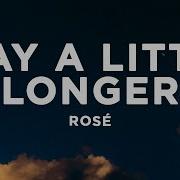 Stay A Little Longer With Me Lyrical Video Full Hd