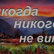 Никогда Никого Не Вини Песня Скачать