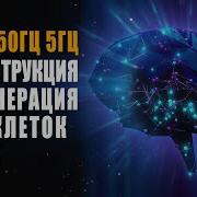 555Гц 50Гц 5Гц Реконструкция И Регенерация Всех Клеток Мозга Лечебная