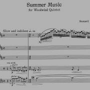 S Barber Summer Music For Wind Quintet