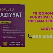 Triqonometrik Funksiyalar Və Toplama Düsturları