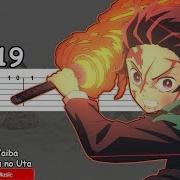 Demon Slayer Ed Ep 19 Kamado Tanjirou No Uta Guitar Tutorial Kimetsu