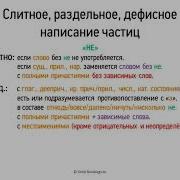 Слитное Раздельное И Дефисное Написание Частиц 7 Класс Видеоурок