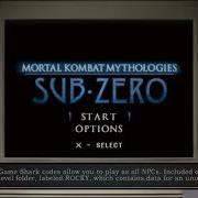 Mk Emulation Mortal Kombat Mythologies Sub Zero For Playstation